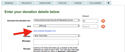 Split Donations